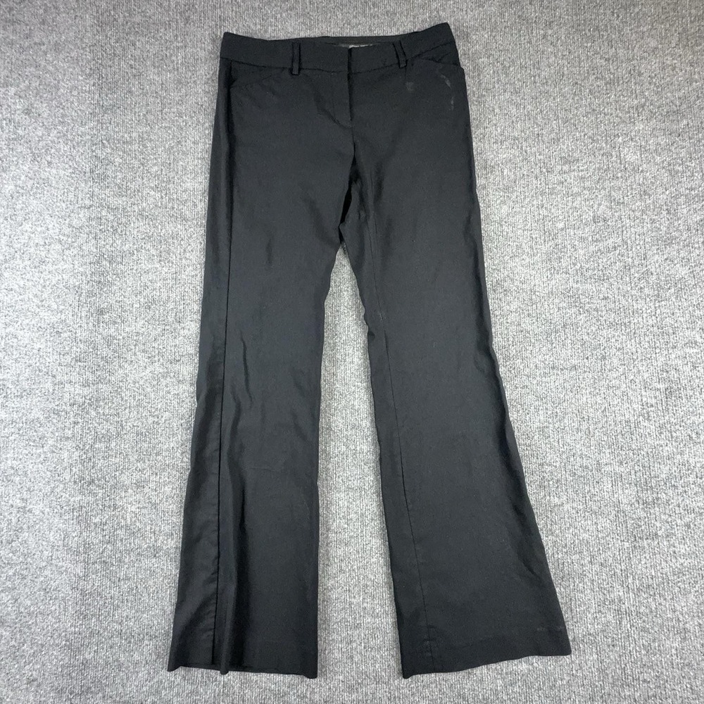 Express Dress Pants Womens Tall 4L Black Editor Twill Bootcut Stretch Work